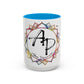 AdamPacio.com - White Logo - Colorful Accent Mugs