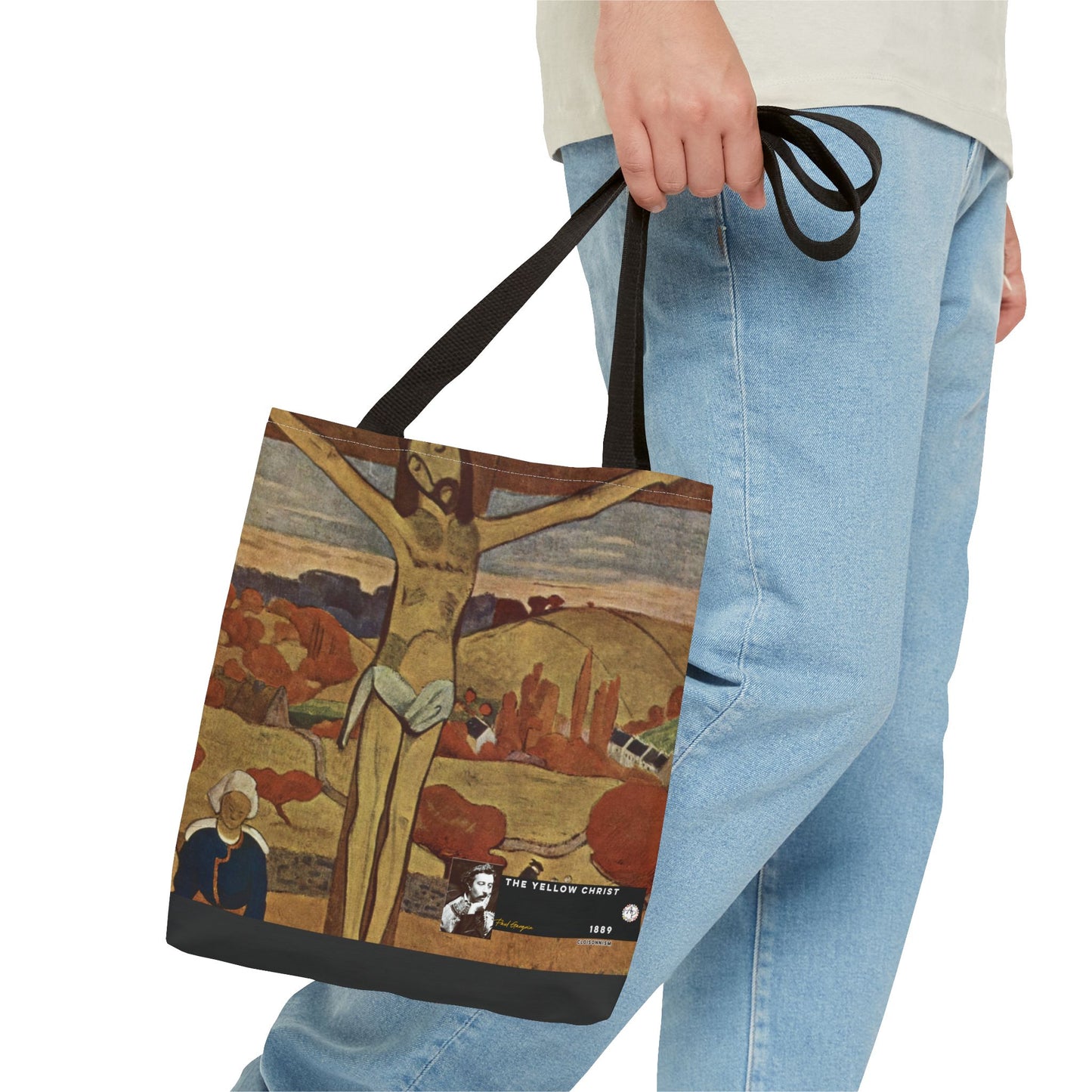 Gauguin, Paul - The Yellow Christ (1889) - Tote Bag