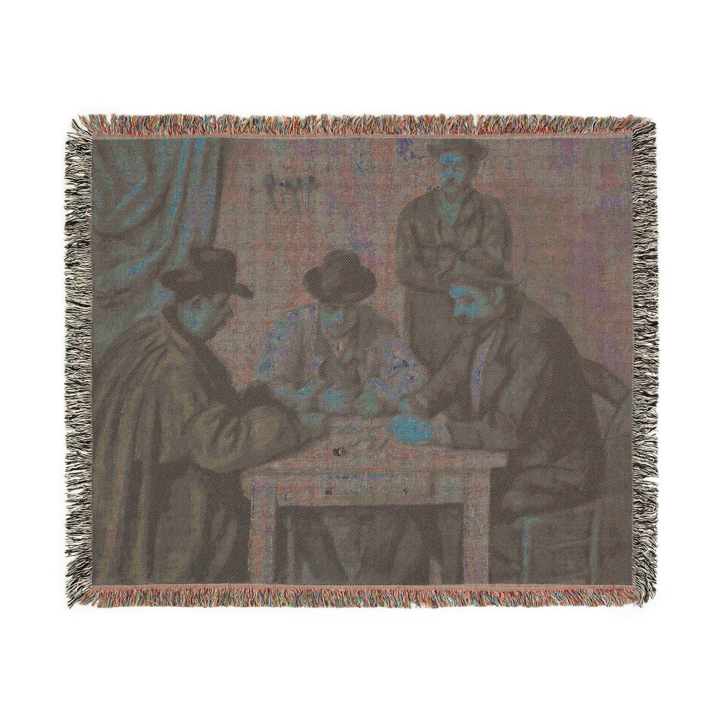 Cézanne, Paul - The Card Players (1892) - Woven Blanket