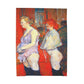 Toulouse-Lautrec, Henri - The Medical Inspection (1894) - Velveteen Plush Blanket