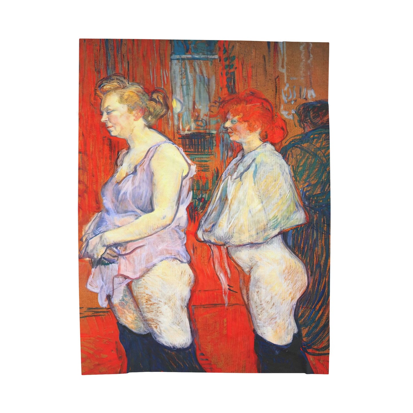 Toulouse-Lautrec, Henri - The Medical Inspection (1894) - Velveteen Plush Blanket