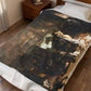 Courbet, Gustave - The Painter’s Studio (1855) - Velveteen Plush Blanket