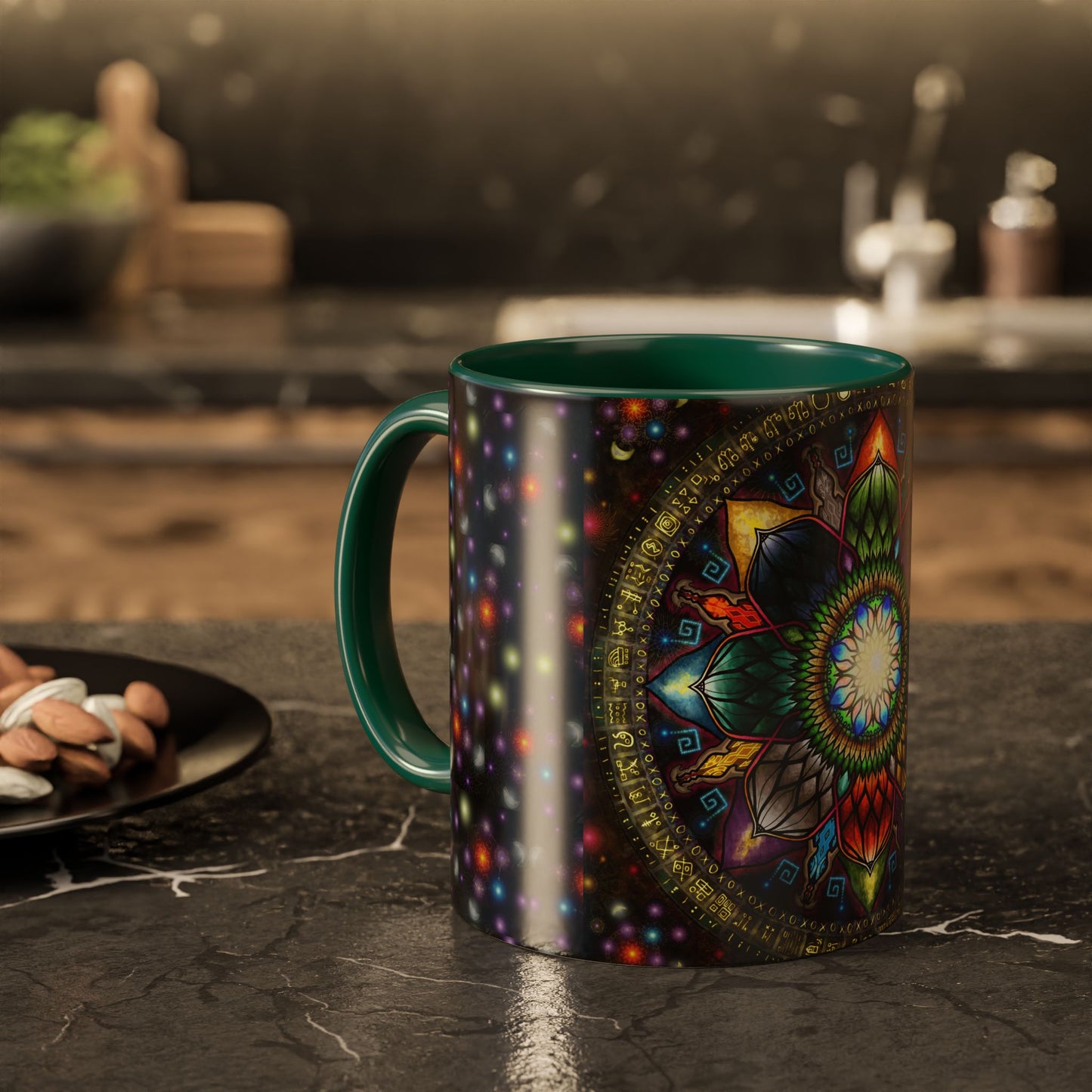Pacio, Adam - Mystic Jewel Mandala - Colorful Accent Mugs