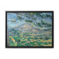 Cézanne, Paul - Mont Sainte-Victoire with Large Pine (1887) - Matte Canvas, Framed