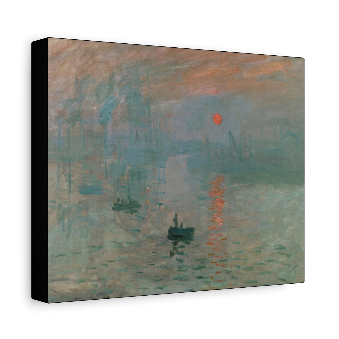 Monet, Claude - Impression, Sunrise (1872) - Canvas Block, unframed