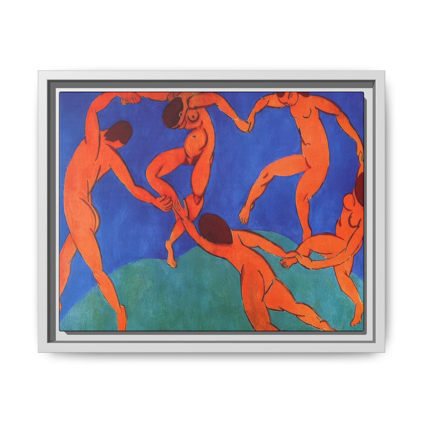 Matisse, Henri - Dance (II) (1910) - Matte Canvas, Framed