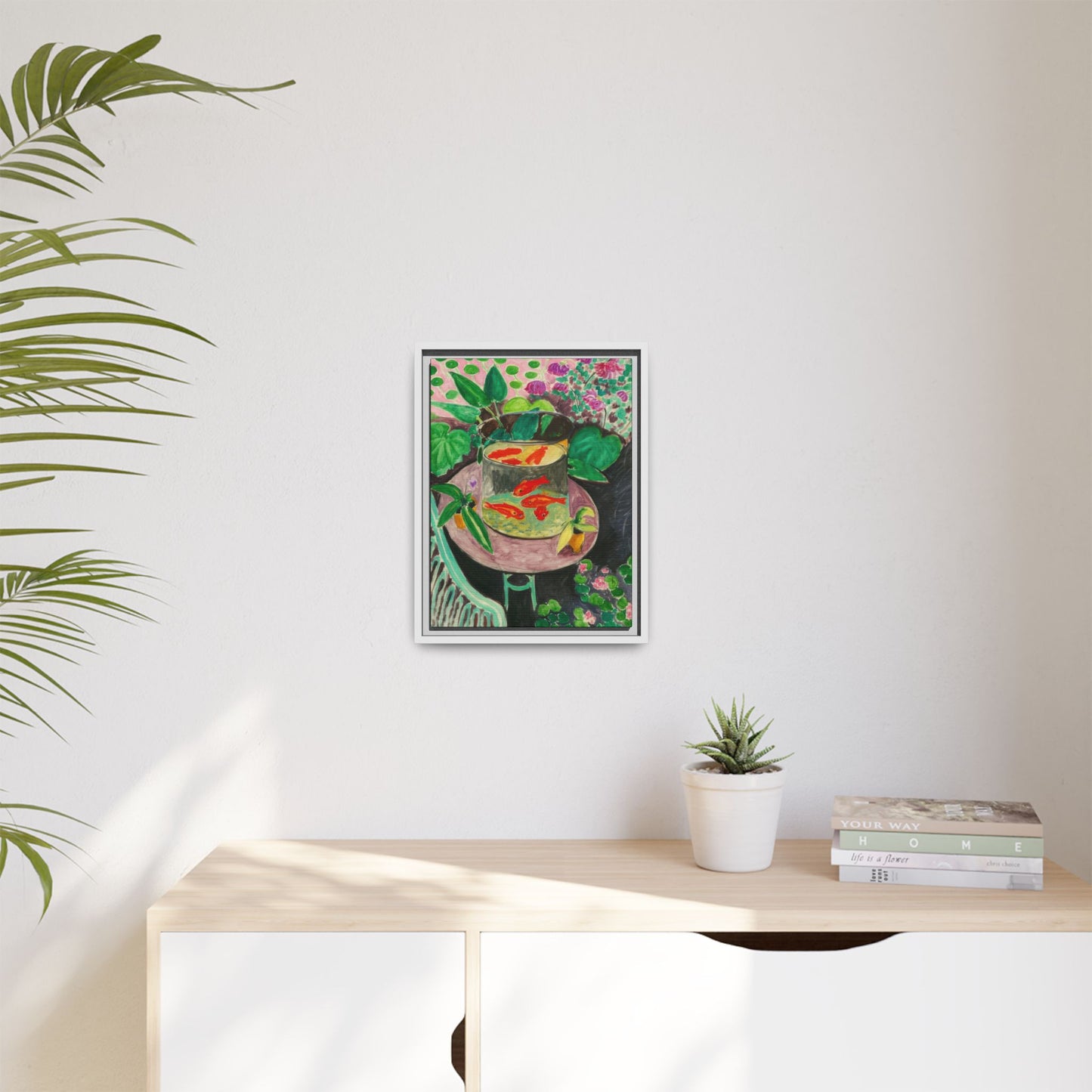 Matisse, Henri - The Goldfish (1912) - Matte Canvas, Framed