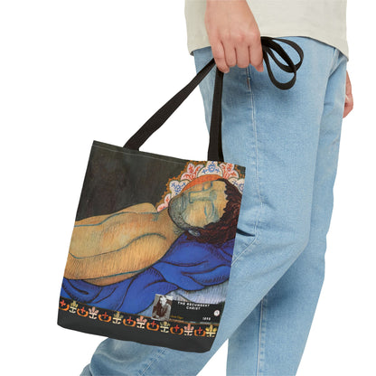 Filiger, Charles - The Recumbent Christ (1895) - Tote Bag