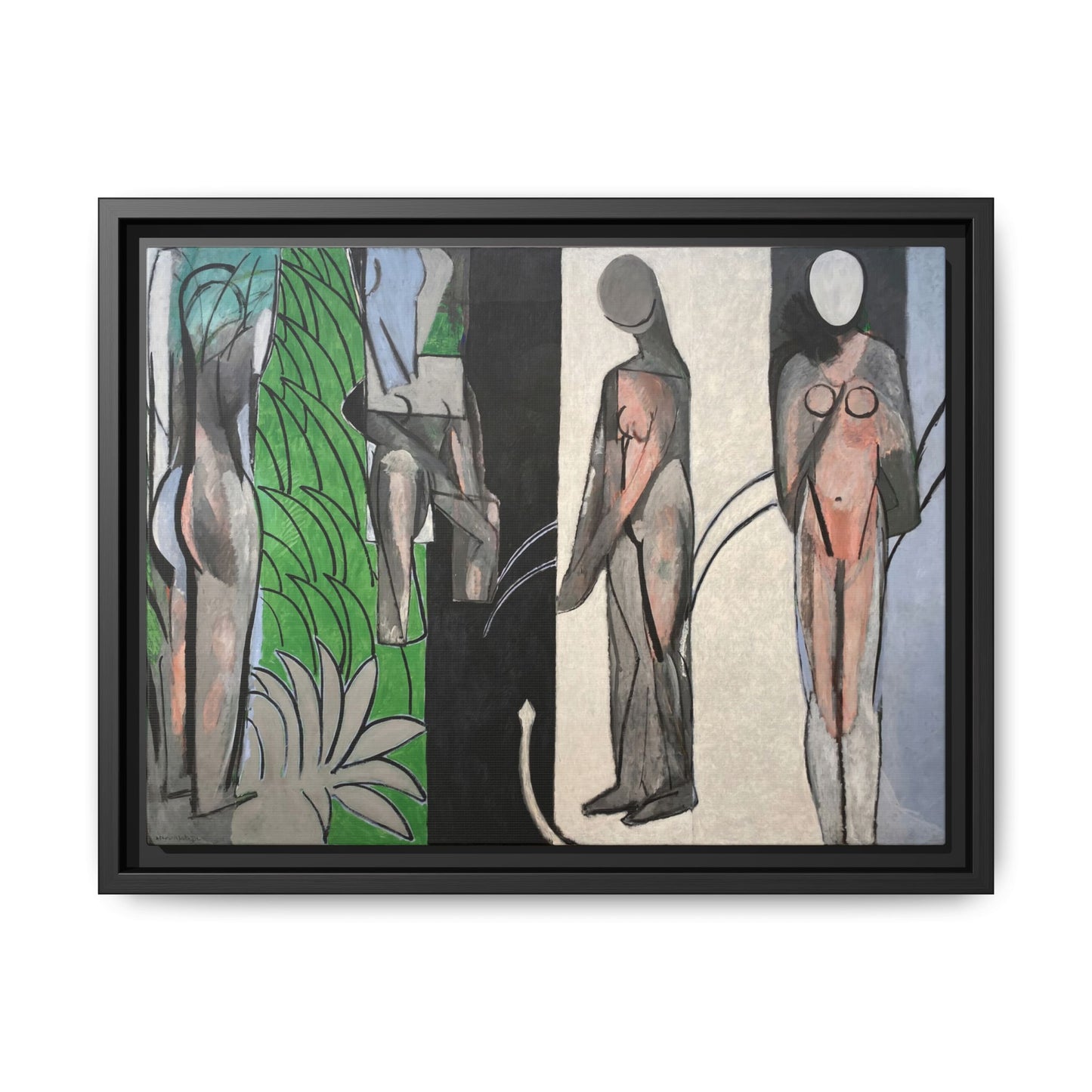 Matisse, Henri - Bathers by a River (1917) - Matte Canvas, Framed