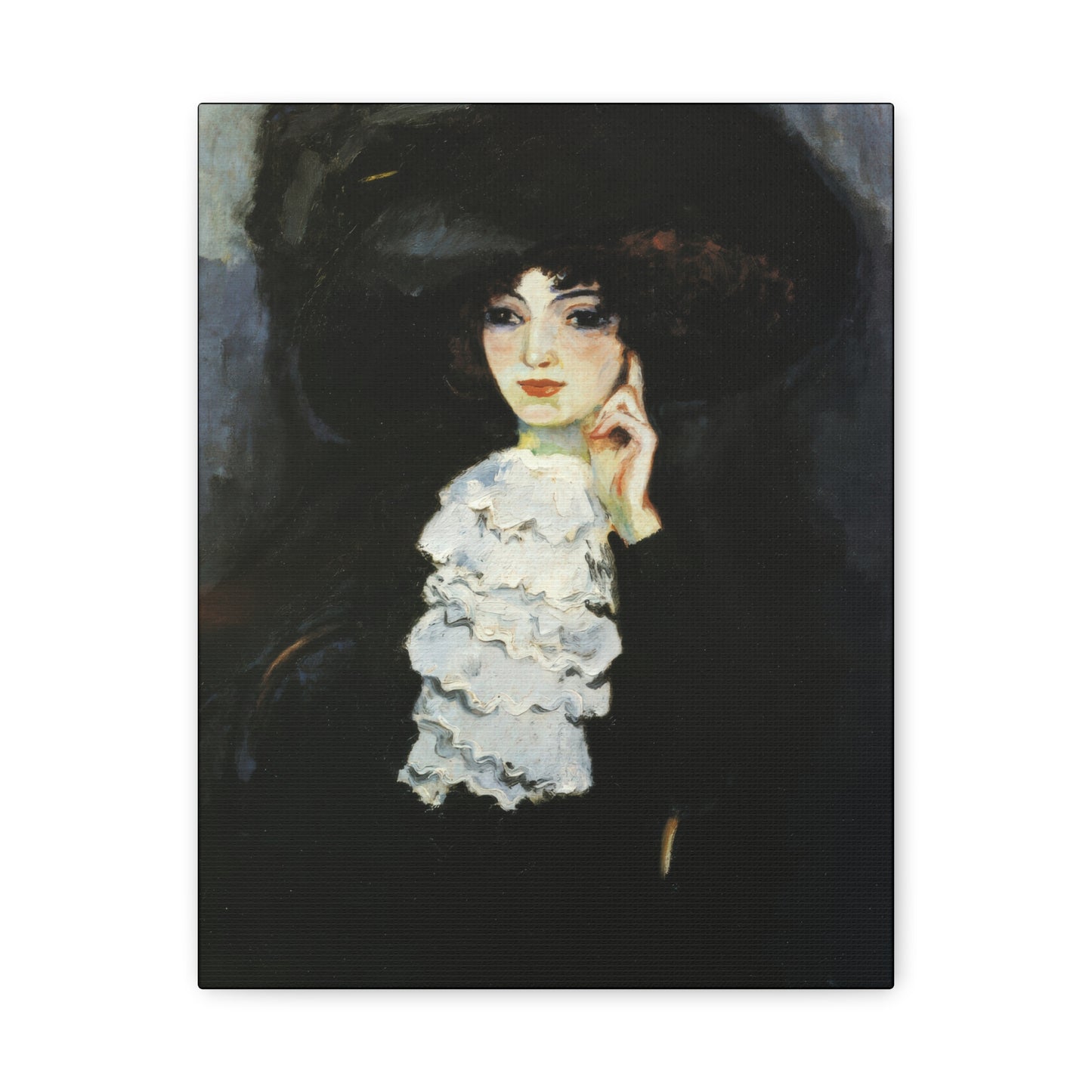 Van Dongen, Kees - Woman with Frill (1905) - Canvas Block, unframed