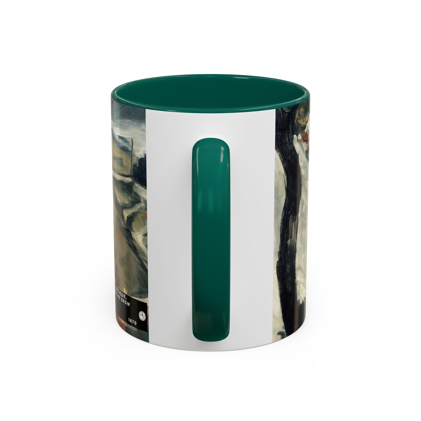Cézanne, Paul - A Modern Olympia (1874) - Colorful Accent Mugs