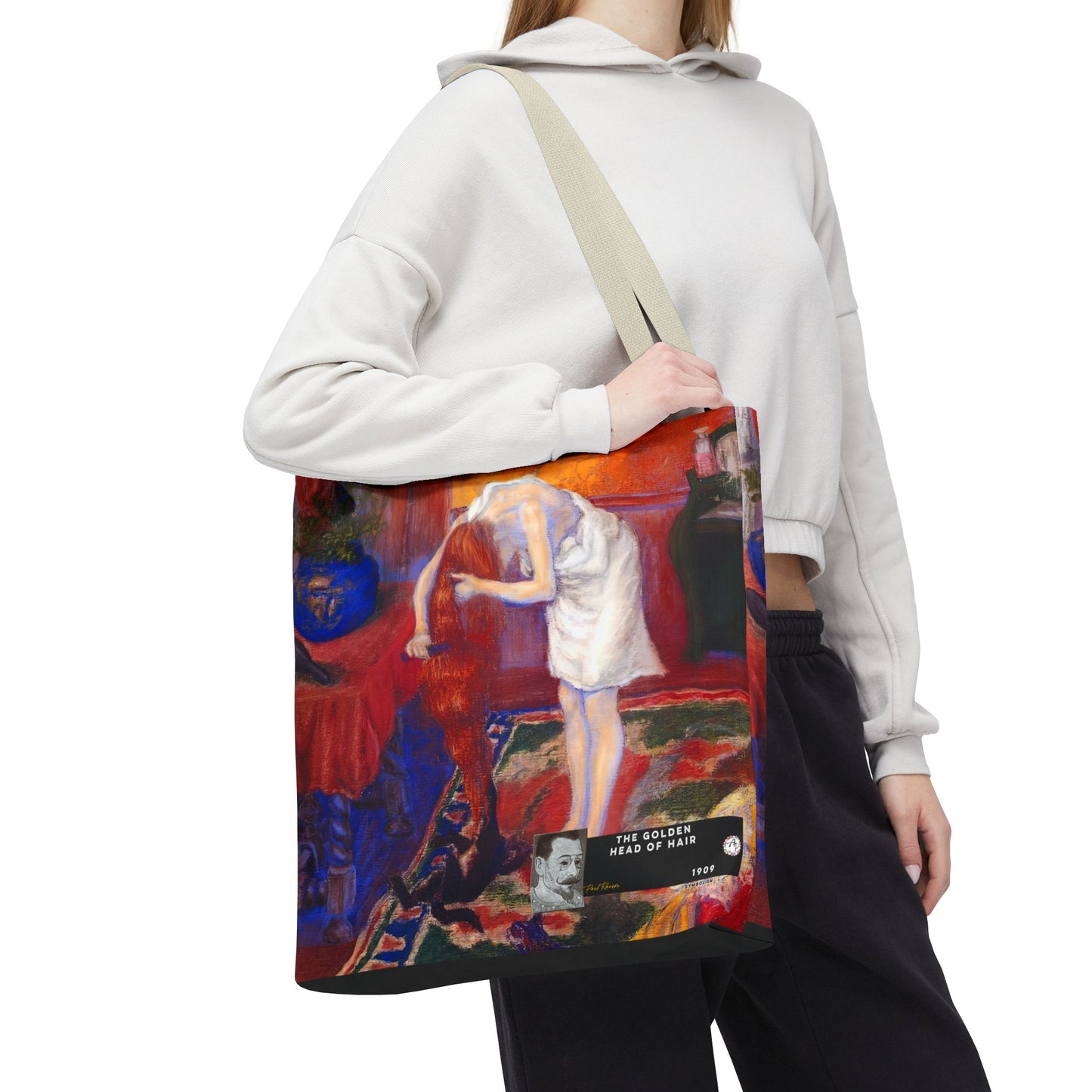 Ranson, Paul - The Golden Head of Hair (1909) - Tote Bag