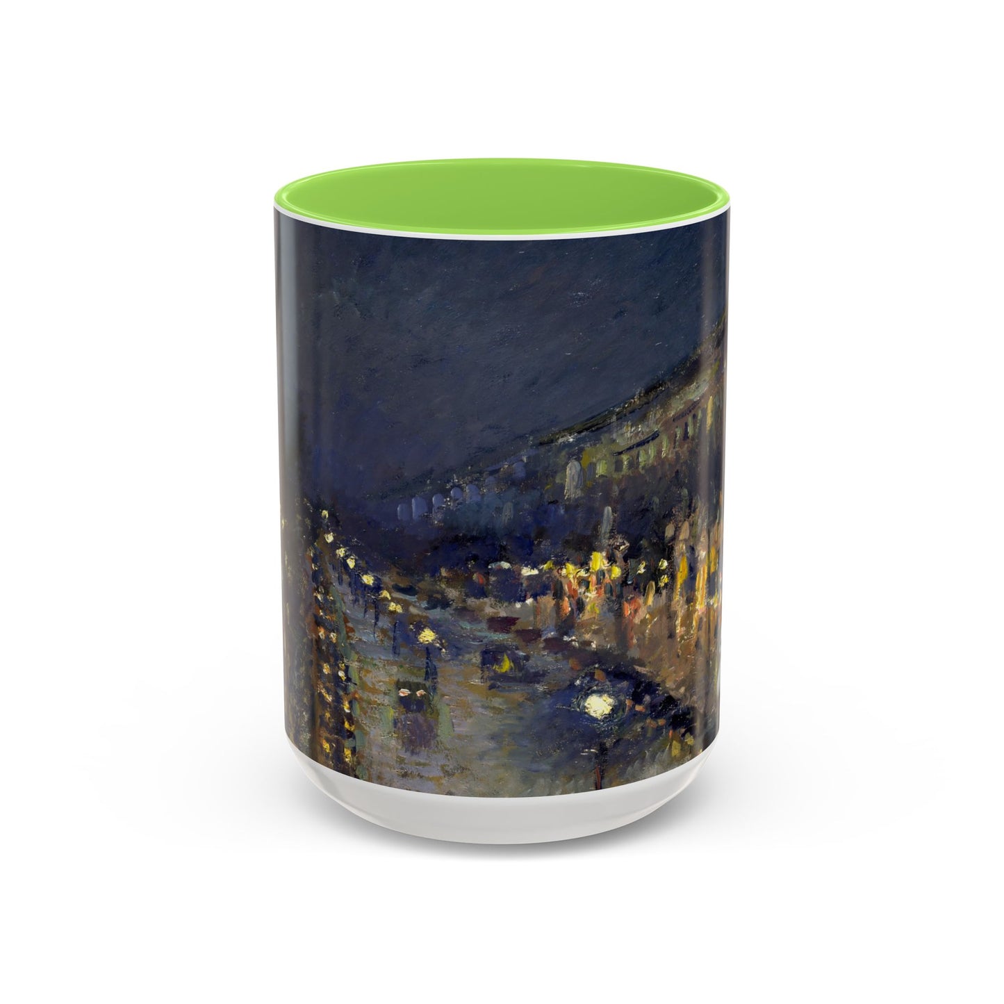 Pissarro, Camille - The Boulevard Montmartre At Night (1897) - Colorful Accent Mugs