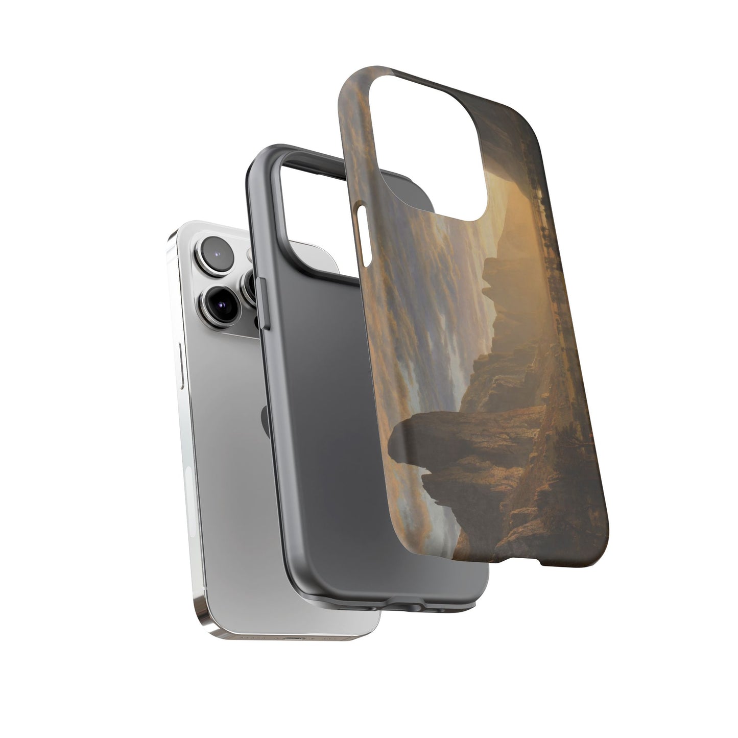Bierstadt, Albert - Looking Down Yosemite Valley (1865) - Tough Phone Cases