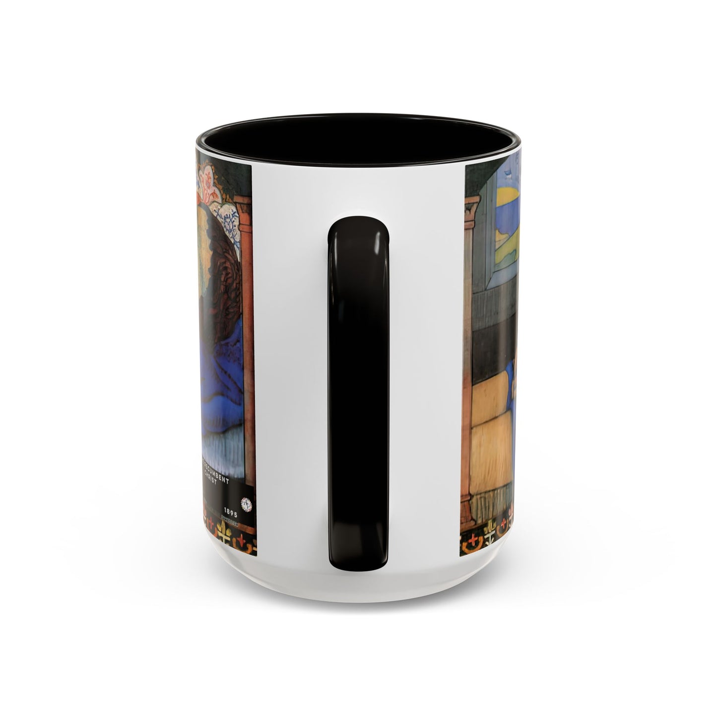 Filiger, Charles - The Recumbent Christ (1895) - Colorful Accent Mugs