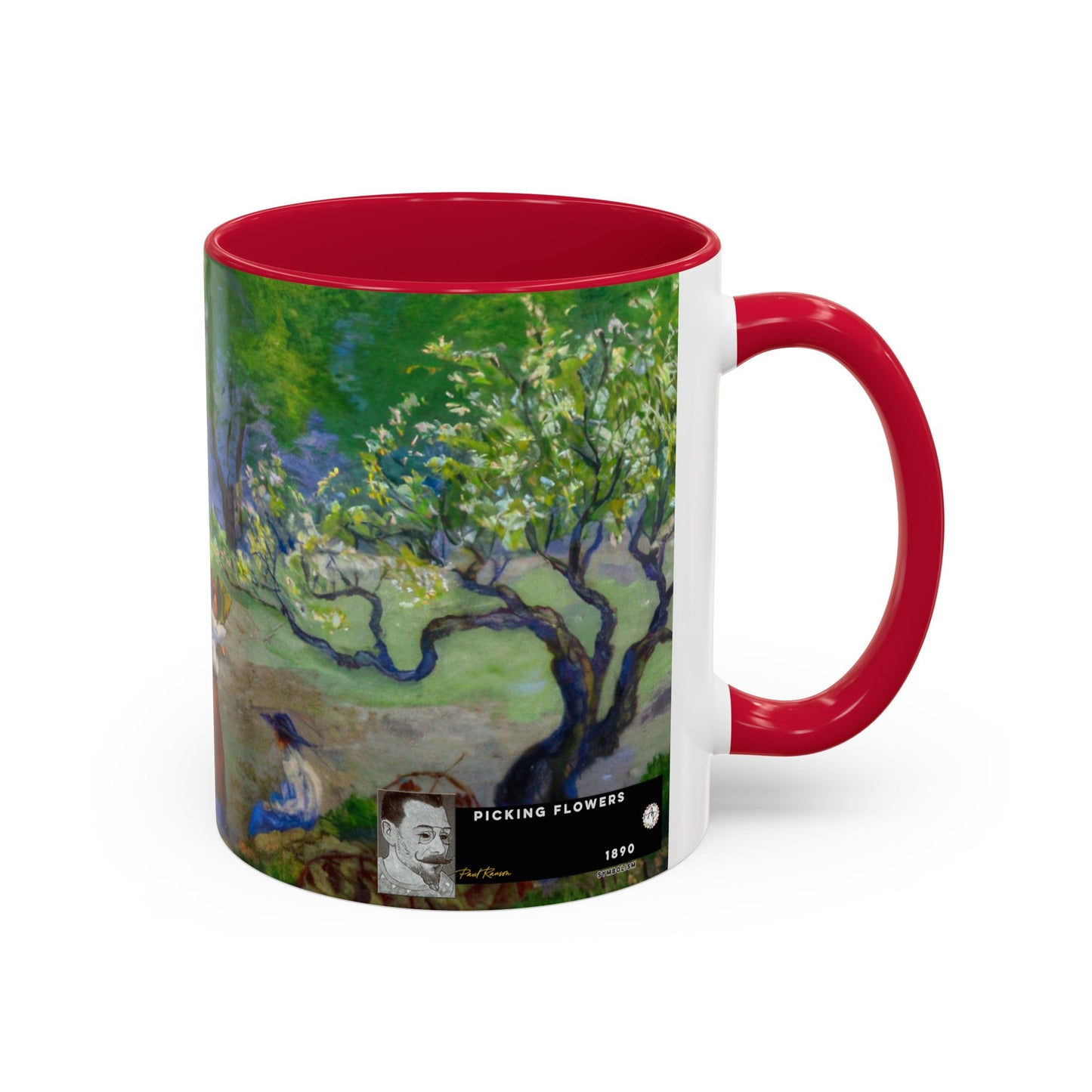 Ranson, Paul - Picking Flowers (1890) - Colorful Accent Mugs