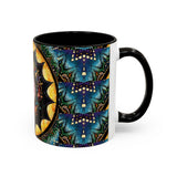 Obsidian Grandmothers Mandala - Colorful Accent Mugs