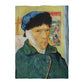 Van Gogh, Vincent - Self Portrait with Bandaged Ear (1889) - Microfiber Duvet Cover