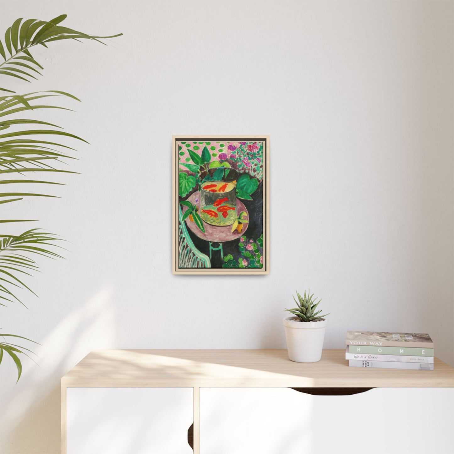 Matisse, Henri - The Goldfish (1912) - Matte Canvas, Framed
