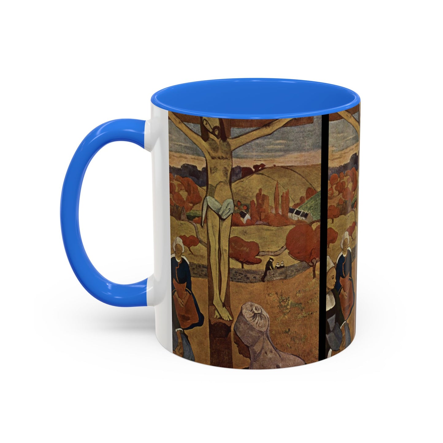 Gauguin, Paul - The Yellow Christ (1889) - Colorful Accent Mugs