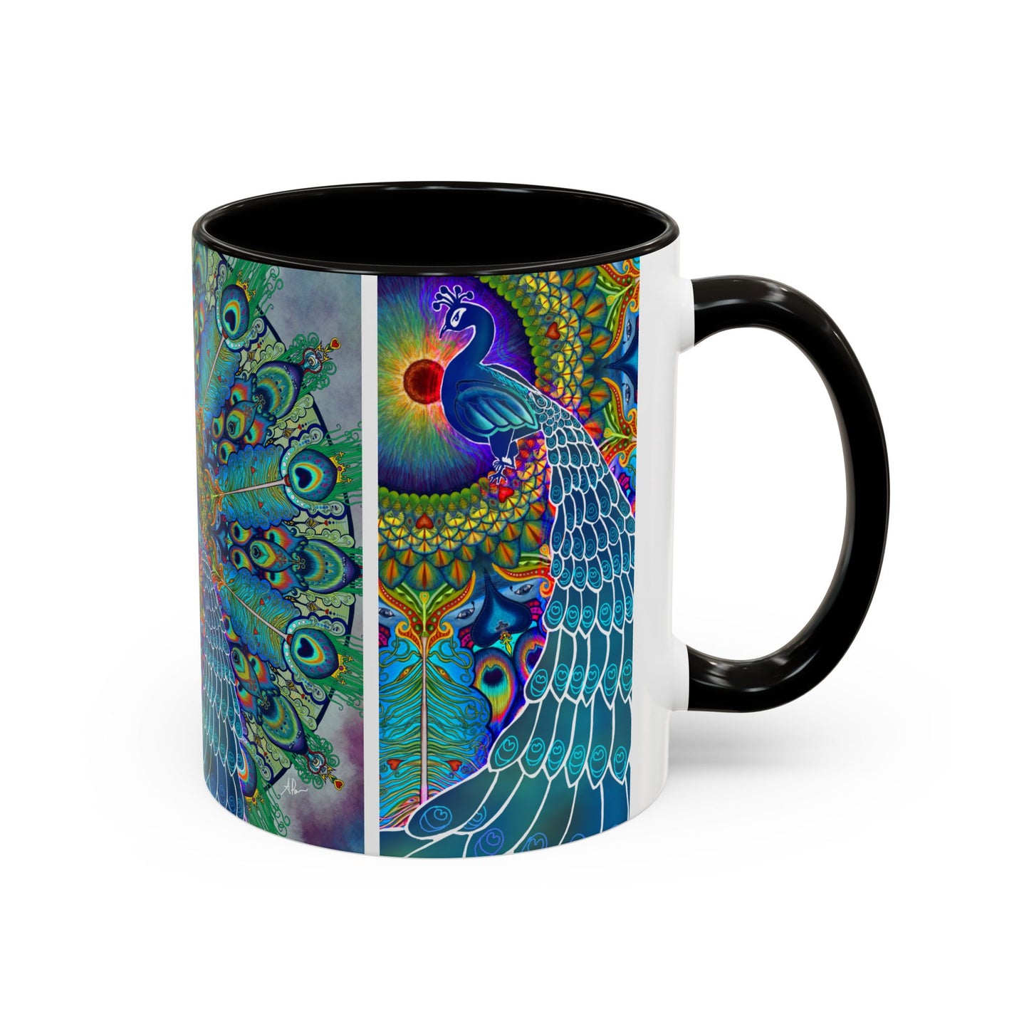 Pacio, Adam - Melek Taus Mandala - Colorful Accent Mugs