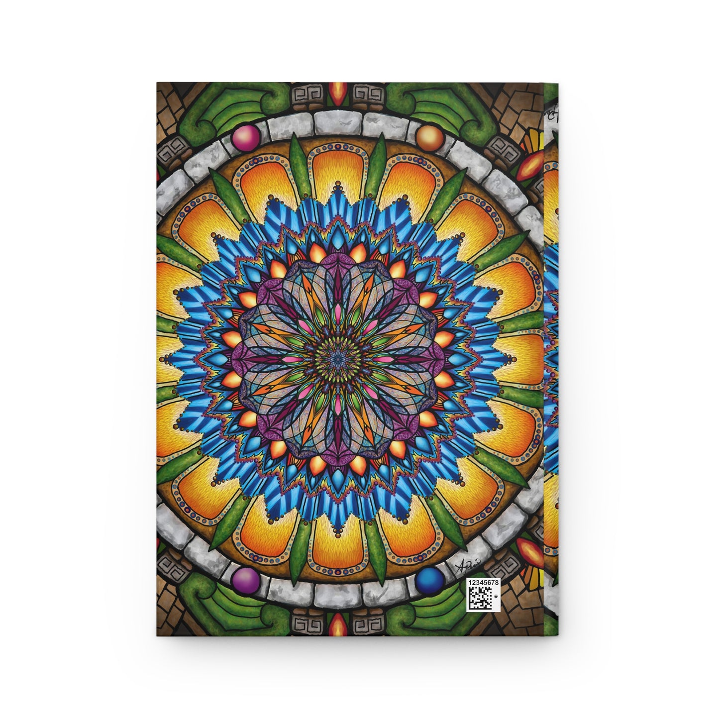 Pacio, Adam - Emerald Arrows Mandala - Hardcover Journal Matte