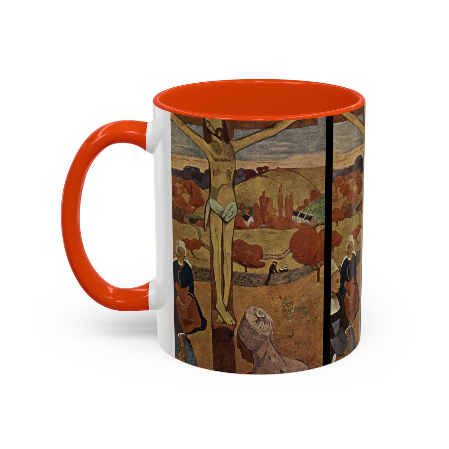 Gauguin, Paul - The Yellow Christ (1889) - Colorful Accent Mugs