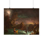 Cole. Thomas - The Voyage of Life: Manhood (1842)- Satin Posters