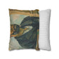 Cézanne, Paul - Portrait of the Artist with a Palette (1890) - Suede Square Pillowcase