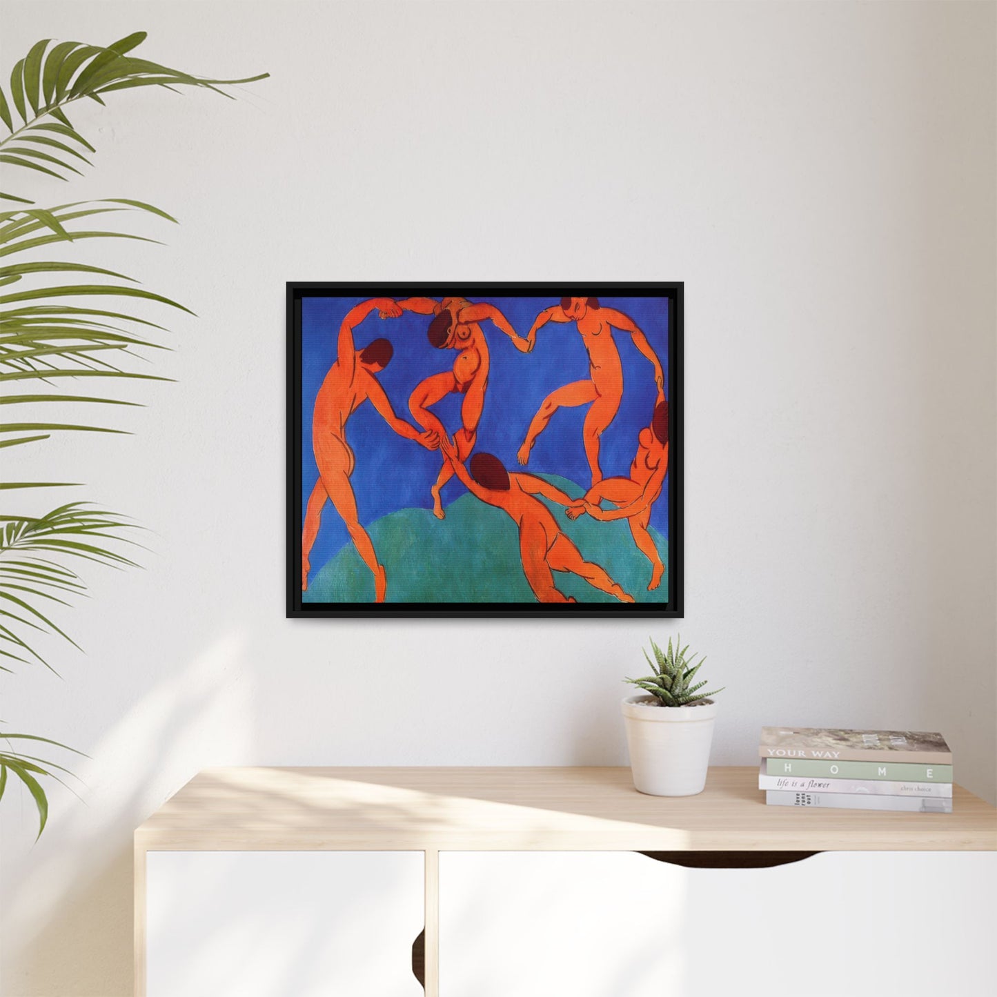 Matisse, Henri - Dance (II) (1910) - Matte Canvas, Framed
