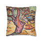 Braque, Georges - Olive Tree near L'Estaque (1906) - Suede Square Pillowcase