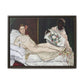 Manet, Édouard - Olympia (1870) - Matte Canvas, Framed