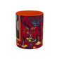 Matisse, Henri - The Dessert Harmony in Red (1908) - Colorful Accent Mugs