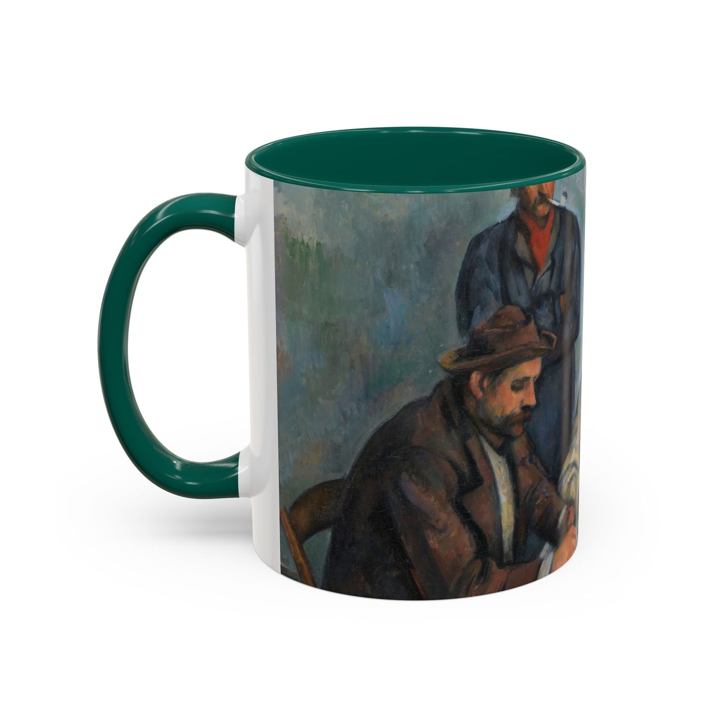 Cézanne, Paul - The Card Players (1892) - Colorful Accent Mugs