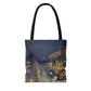 Pissarro, Camille - The Boulevard Montmartre At Night (1897) - Tote Bag