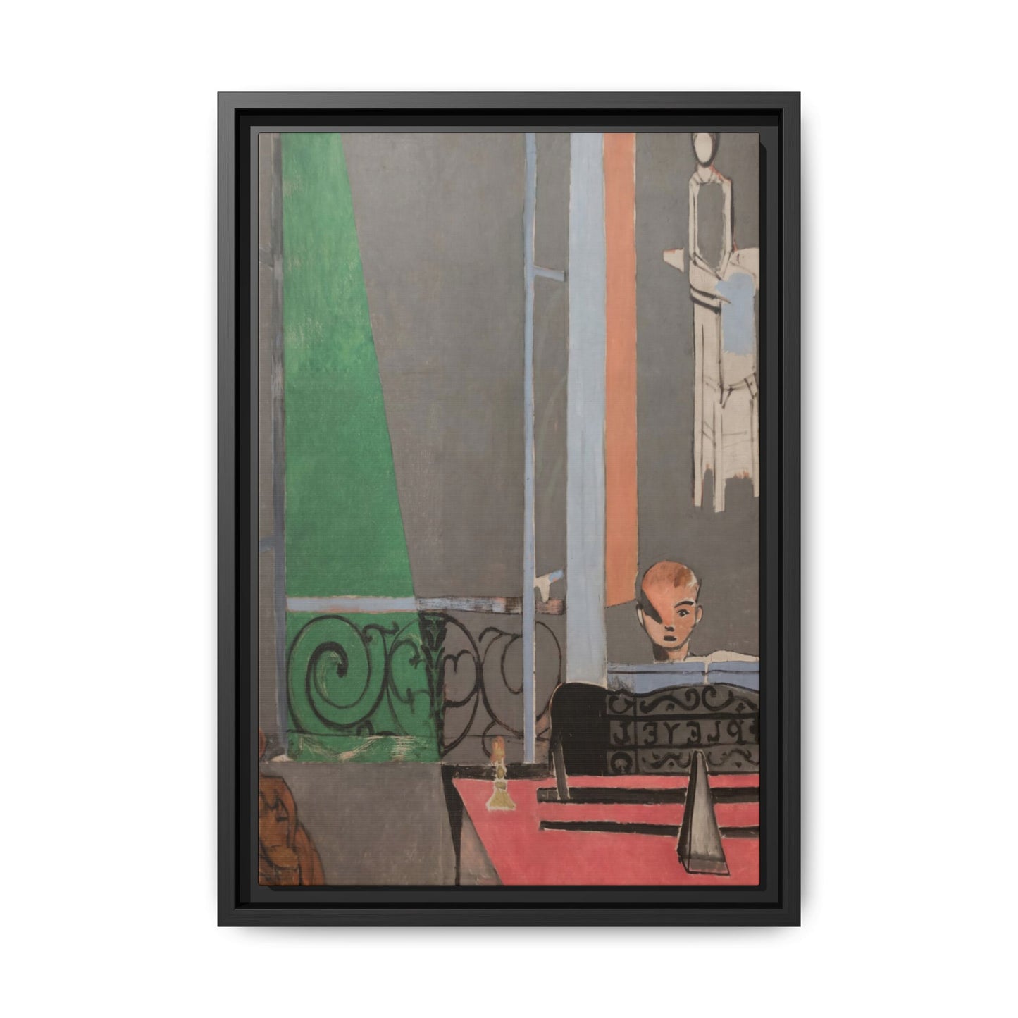 Matisse, Henri - Piano Lesson (1916) - Matte Canvas, Framed