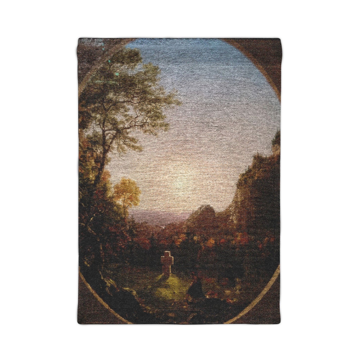 Cole. Thomas - The Cross in the Wilderness (1846) - Woven Wall Tapestry