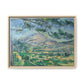Cézanne, Paul - Mont Sainte-Victoire with Large Pine (1887) - Matte Canvas, Framed