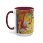 Matisse, Henri - The Joy of Life (1905) - Colorful Accent Mugs