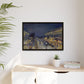 Pissarro, Camille - The Boulevard Montmartre At Night (1897) - Matte Canvas, Framed