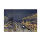 Pissarro, Camille - The Boulevard Montmartre At Night (1897) - Canvas Block, unframed