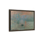 Monet, Claude - Impression, Sunrise (1872) - Matte Canvas, Framed