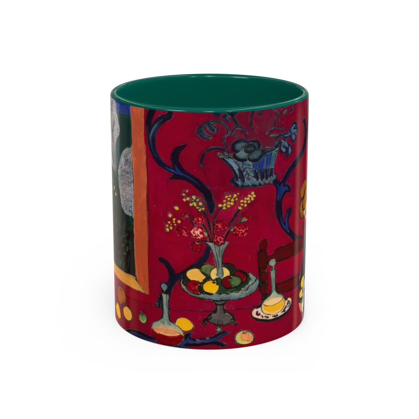 Matisse, Henri - The Dessert Harmony in Red (1908) - Colorful Accent Mugs