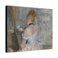 Morisot, Berthe - Woman at Her Toilette (1880) - Canvas Block, unframed