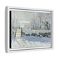 Monet, Claude - The Magpie (1868) - Matte Canvas, Framed