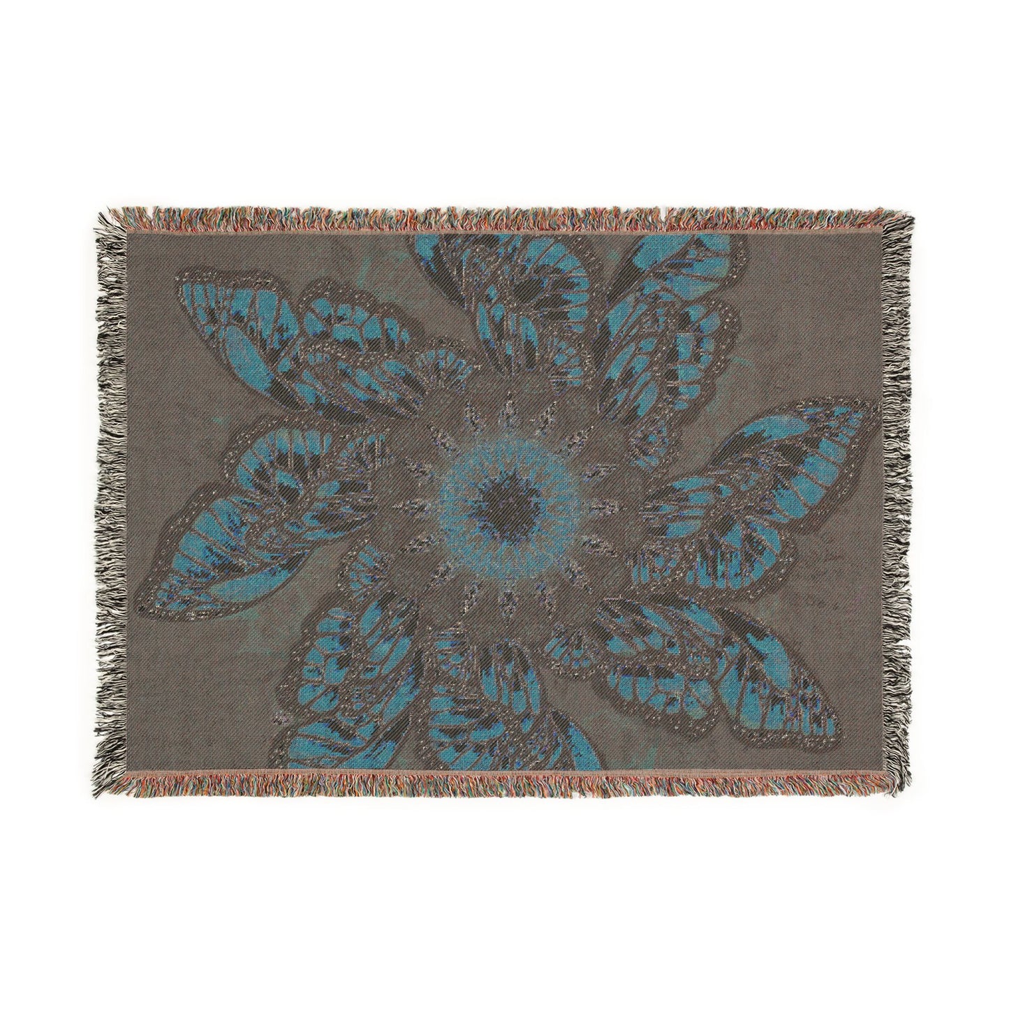Pacio, Adam - Monarch Butterfly Mandala - Woven Blanket