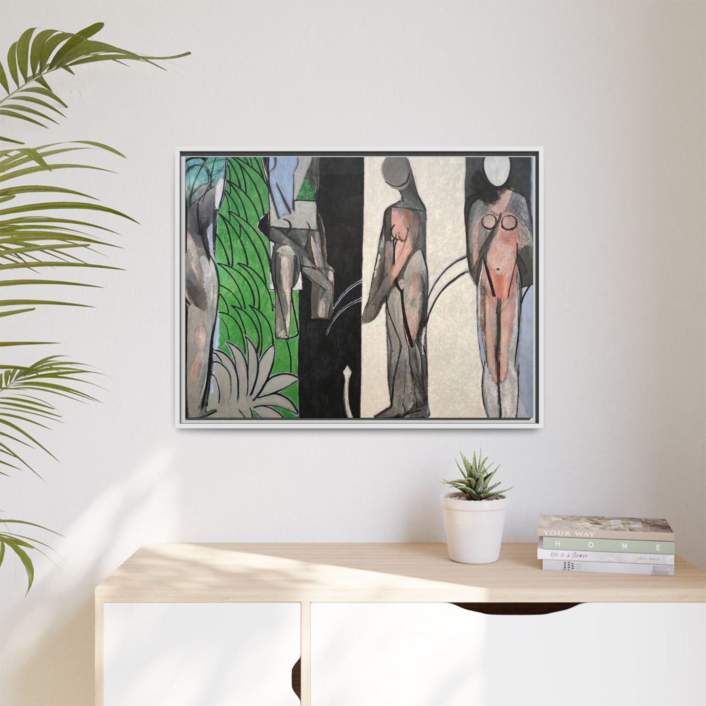 Matisse, Henri - Bathers by a River (1917) - Matte Canvas, Framed