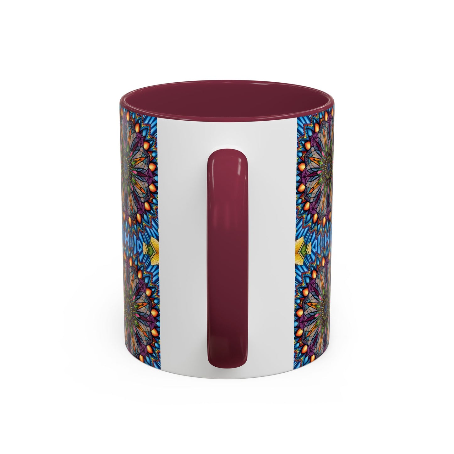 Pacio, Adam - Emerald Arrows Mandala - Colorful Accent Mugs