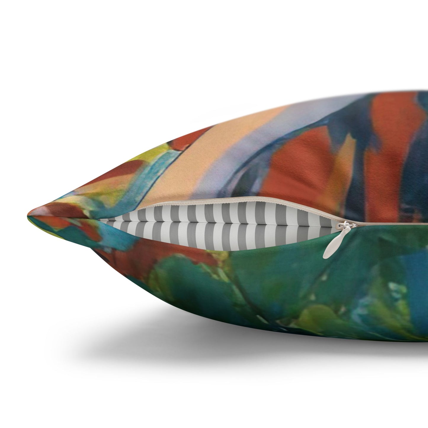 Copy of Pacio, Adam - Emerald Arrows Mandala - Suede Square Pillowcase