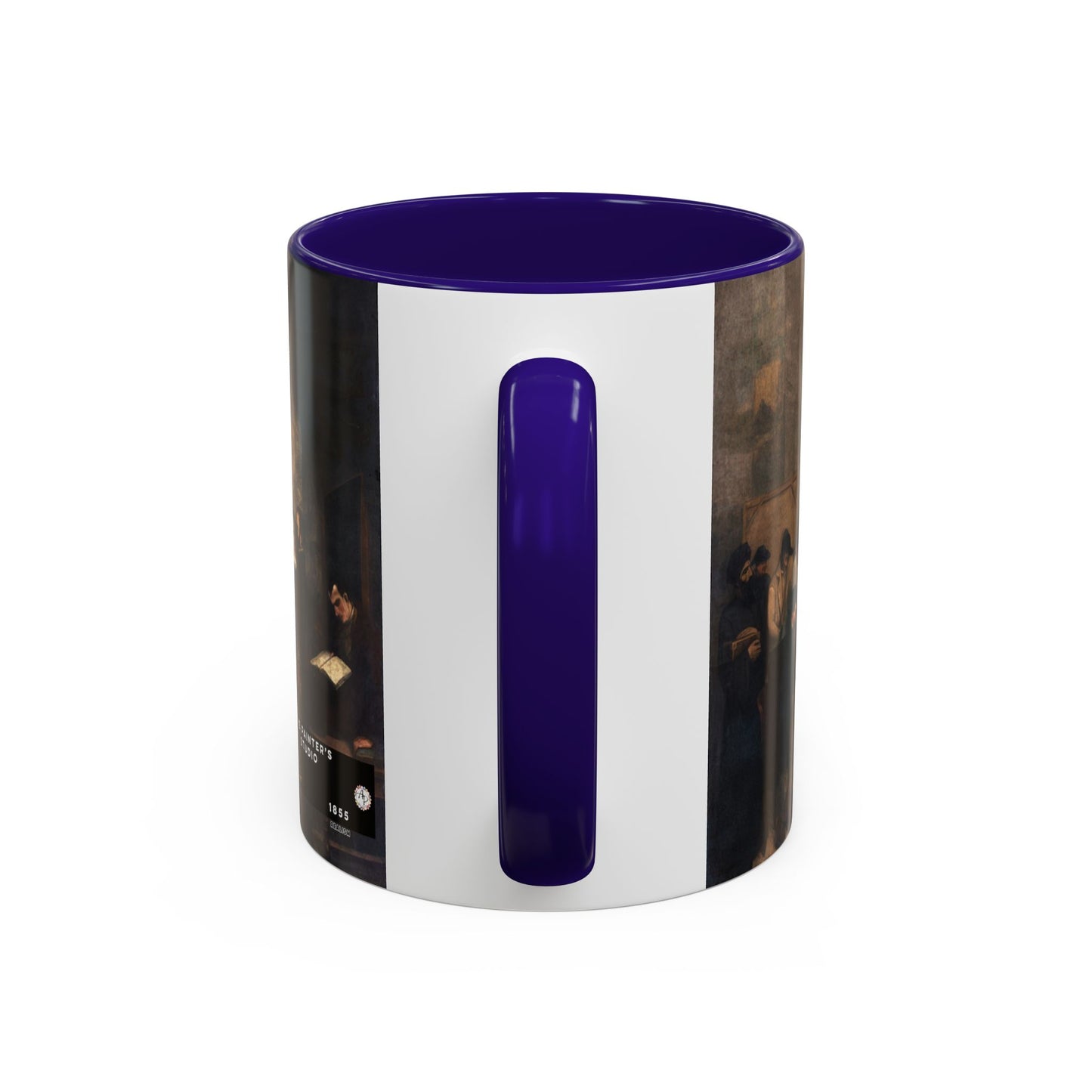 Courbet, Gustave - The Painter’s Studio (1855) - Colorful Accent Mugs